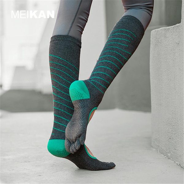 women fitness yoga socks professional long tube toe pilates ladies backless dance non-slip trampoline sports floor, Black
women fitness yoga socks professional long tube toe pilates ladies backless dance non-slip trampoline sports floor, Black