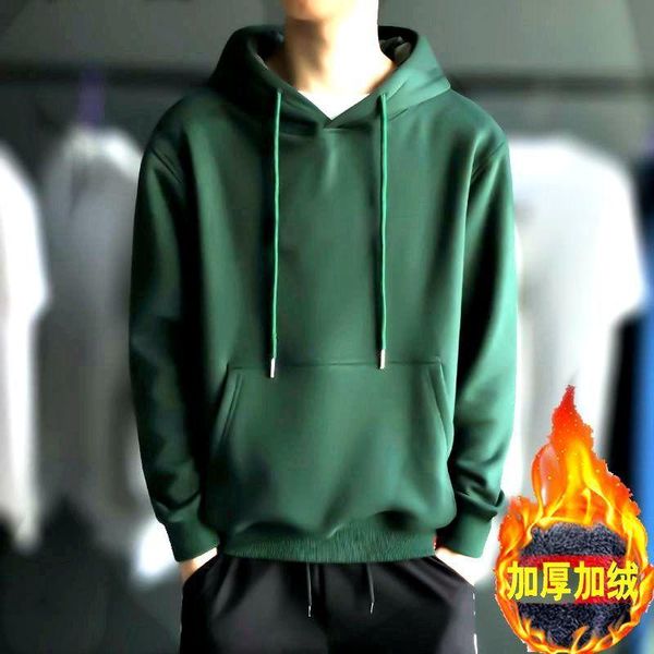 men's hoodies & sweatshirts spring and autumn pullover hooded fleece lined sweater loose casual solid color top, Black
men's hoodies & sweatshirts spring and autumn pullover hooded fleece lined sweater loose casual solid color top, Black