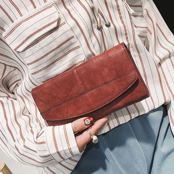 wallets women's handmade wallet 2021 retro fashion pu bag long zip carrying, Red;black
wallets women's handmade wallet 2021 retro fashion pu bag long zip carrying, Red;black