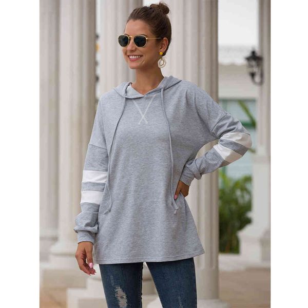 women's knits & tees european and american sports leisure women's wear long-sleeved loose-fitting colliding hoodies l3yt, White
women's knits & tees european and american sports leisure women's wear long-sleeved loose-fitting colliding hoodies l3yt, White