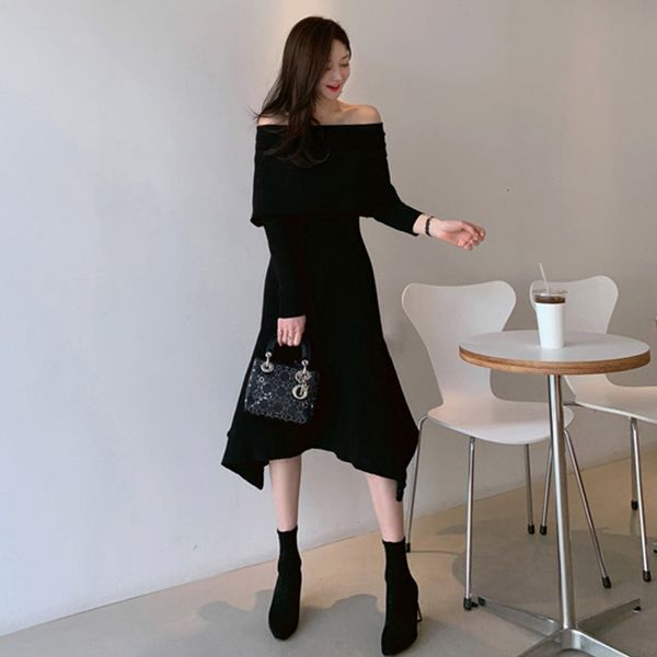 comfortable bouncy crochet formal temperamental off beautiful long stylish dress asymmetrical, Black;gray
comfortable bouncy crochet formal temperamental off beautiful long stylish dress asymmetrical, Black;gray