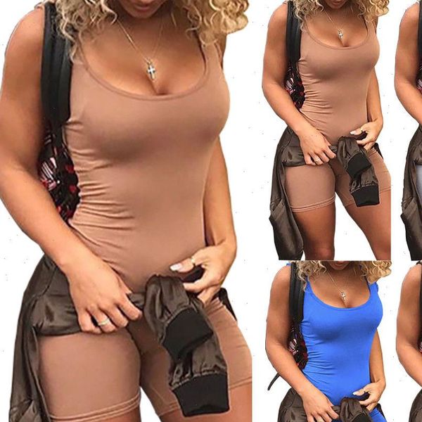 one piece clothes sleeveless bodycon women jumpsuits skinny solid playsuit clubwear short pants, Black;white
one piece clothes sleeveless bodycon women jumpsuits skinny solid playsuit clubwear short pants, Black;white