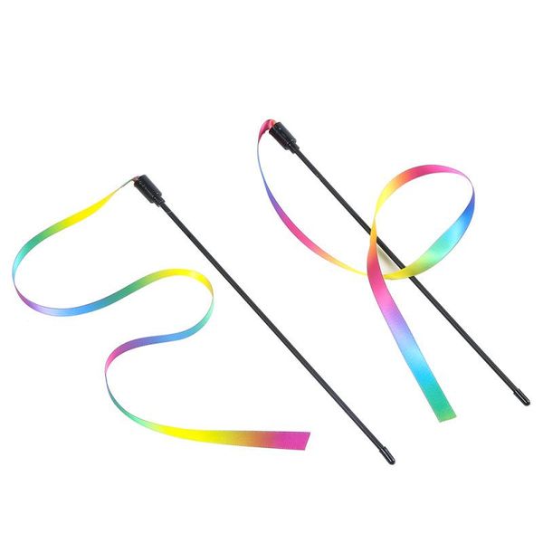 cat toys funny stick rainbow stripe playing teaser pet supplies throwing interactive teasing amuse
cat toys funny stick rainbow stripe playing teaser pet supplies throwing interactive teasing amuse