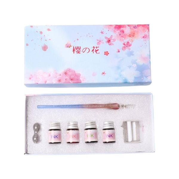 fountain pens romantic cherry handmade glass dip pen gift box vintage ink signature for writing drawing calligraphy decoration
fountain pens romantic cherry handmade glass dip pen gift box vintage ink signature for writing drawing calligraphy decoration