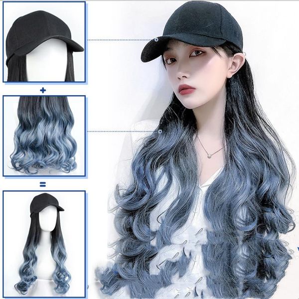 beanie/skull caps 202101-taichao fashion curly hair high temperature silk big gradient color cap wig one, Blue;gray
beanie/skull caps 202101-taichao fashion curly hair high temperature silk big gradient color cap wig one, Blue;gray