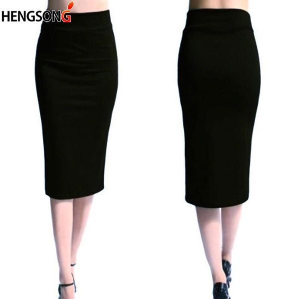 ladies office stretch bodycon midi skirt women pencil female high waist mid-calf jersey puls size xl skirts, Black
ladies office stretch bodycon midi skirt women pencil female high waist mid-calf jersey puls size xl skirts, Black