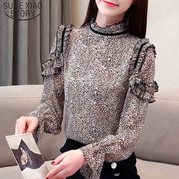 elegant women shirts spring long sleeve autumn chiffon blouse print ruffles ladies plus size 6733 50 210510, White
elegant women shirts spring long sleeve autumn chiffon blouse print ruffles ladies plus size 6733 50 210510, White