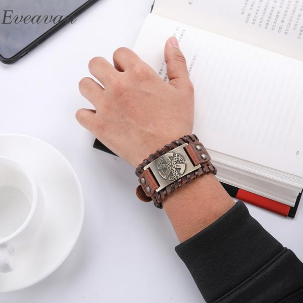 charm bracelets eueavan 5pcs unique design wicca sun wheel bracelet wide cuff leather bangles vintage punk talisman jewelry for men, Golden;silver
charm bracelets eueavan 5pcs unique design wicca sun wheel bracelet wide cuff leather bangles vintage punk talisman jewelry for men, Golden;silver