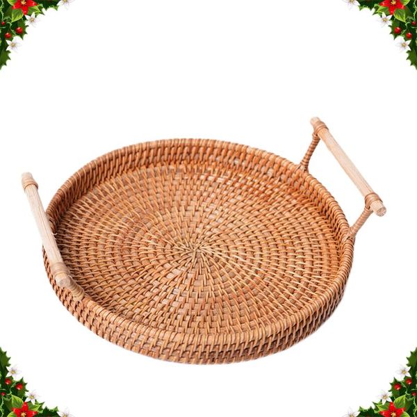 kitchen storage & organization 1pc round rattan woven tray fruit food sundries picnic organizer (size)
kitchen storage & organization 1pc round rattan woven tray fruit food sundries picnic organizer (size)