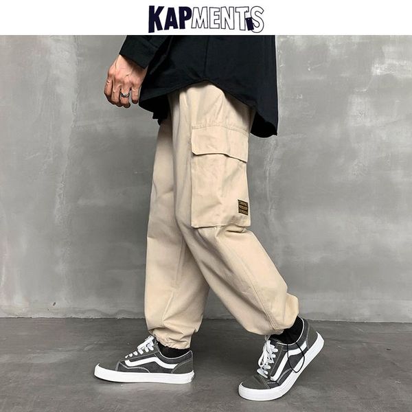 men's pants kapments men loose pockets cargo 2021 overalls mens japanese streetwear harem male high waist hip hop joggers, Black
men's pants kapments men loose pockets cargo 2021 overalls mens japanese streetwear harem male high waist hip hop joggers, Black