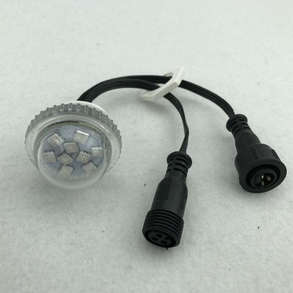 addressable 35mm led pixel light;9leds ;dc12v;2.16w;ip65;ucs2903 ic;clear cover;with 20cm long 3 core 13.5mm pigtails modules
addressable 35mm led pixel light;9leds ;dc12v;2.16w;ip65;ucs2903 ic;clear cover;with 20cm long 3 core 13.5mm pigtails modules