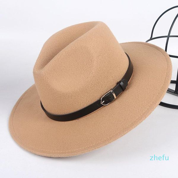 wide brim fedora hat women men chapeau femme 2020 autumn winter woman fedoras men jazz male vintage wool felt hat with belt, Black;white
wide brim fedora hat women men chapeau femme 2020 autumn winter woman fedoras men jazz male vintage wool felt hat with belt, Black;white