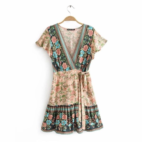summer vintage women dress fashion v-neck ruffed sleeve a-line pleated mini floral print chiffon 210524, Black;gray
summer vintage women dress fashion v-neck ruffed sleeve a-line pleated mini floral print chiffon 210524, Black;gray