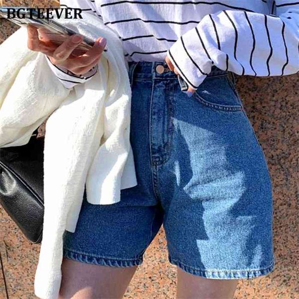 bgteever casual waist straight jeans summer pockets loose female blue denim shorts ladies high street bottoms, White;black
bgteever casual waist straight jeans summer pockets loose female blue denim shorts ladies high street bottoms, White;black