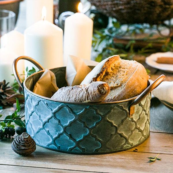 storage baskets wrought iron basket fruit container bread with handle kitchen organizer home decoration
storage baskets wrought iron basket fruit container bread with handle kitchen organizer home decoration