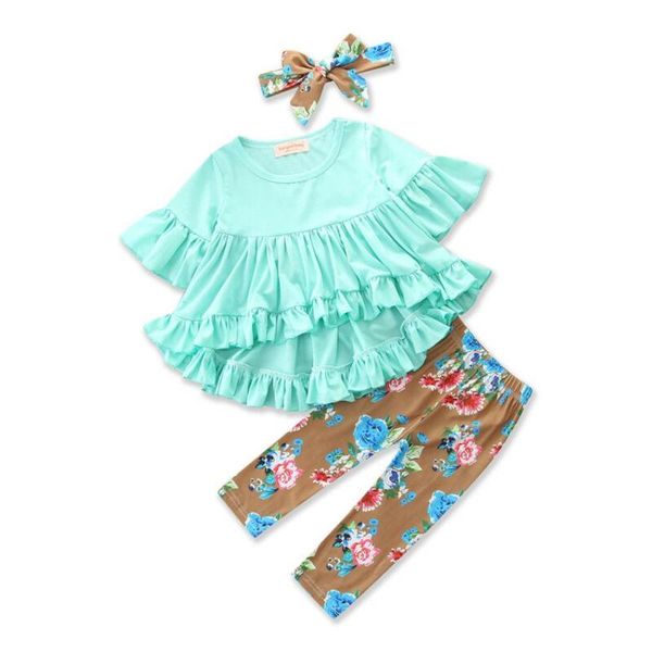 stylish toddler kids baby girl ruffle dress + floral pants legging headband 3pcs outfit clothes cute for 2-6t children clothing sets, White
stylish toddler kids baby girl ruffle dress + floral pants legging headband 3pcs outfit clothes cute for 2-6t children clothing sets, White