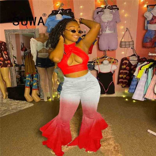 plus size two piece pants set strapless crop flare trousers club birthday outfits for women summer matching sets 210525, White
plus size two piece pants set strapless crop flare trousers club birthday outfits for women summer matching sets 210525, White