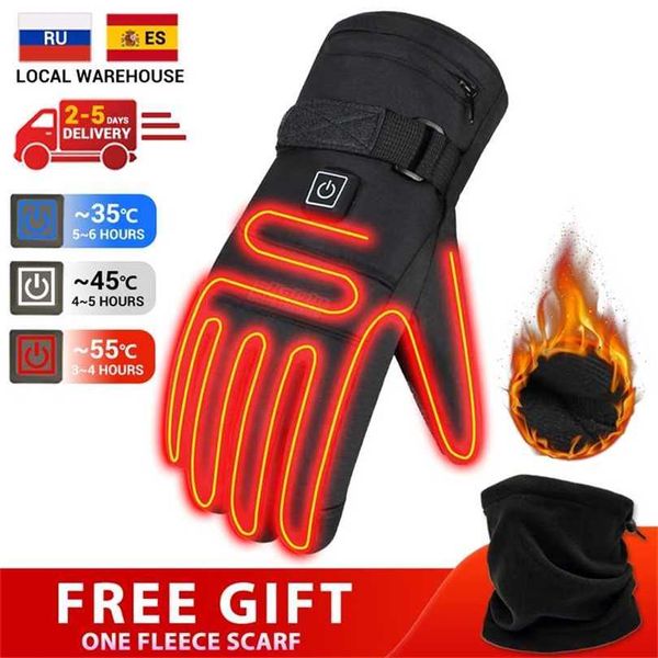 winter motorcycle gloves water-resistant heated motorbike racing riding touch screen battery powered guantes moto 211124, Blue;gray
winter motorcycle gloves water-resistant heated motorbike racing riding touch screen battery powered guantes moto 211124, Blue;gray