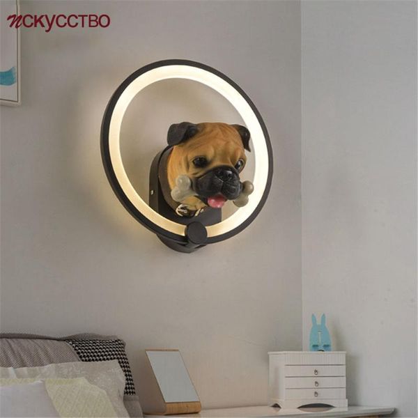 nordic creative puppy black ring led wall lamp for kindergarten dining room children bedside light art deco cute kids fixtures
nordic creative puppy black ring led wall lamp for kindergarten dining room children bedside light art deco cute kids fixtures