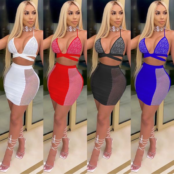 rhinestones matching sets women club party 2 piece outfits spaghetti strap crop and midi skirt suitby air, White
rhinestones matching sets women club party 2 piece outfits spaghetti strap crop and midi skirt suitby air, White
