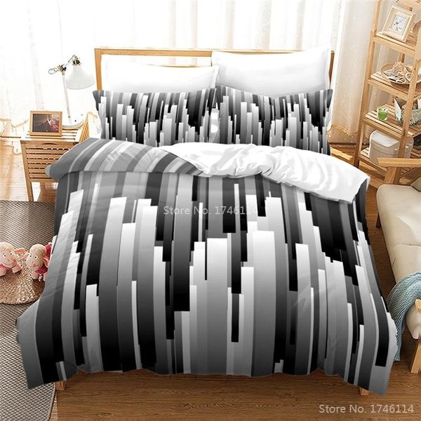 bedding sets 2/3pcs fashion plaid stripes geometric quilt cover with pillowcase set twin full king size for bedroom decor
bedding sets 2/3pcs fashion plaid stripes geometric quilt cover with pillowcase set twin full king size for bedroom decor