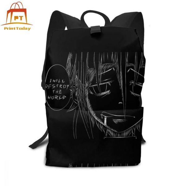backpack soul eater crona backpacks trend print bag shopper multi function men - women teen bags
backpack soul eater crona backpacks trend print bag shopper multi function men - women teen bags