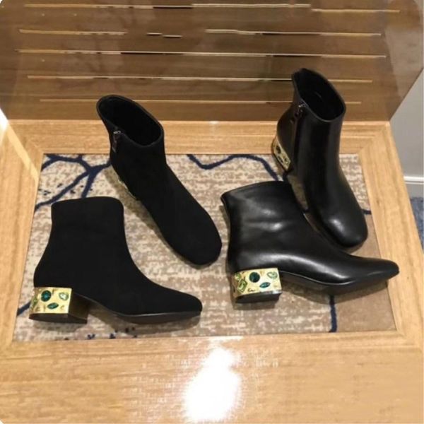 boots 2021 autumn and winter british rivet ankle women's round head high heels metal decorative fashion ank, Black
boots 2021 autumn and winter british rivet ankle women's round head high heels metal decorative fashion ank, Black