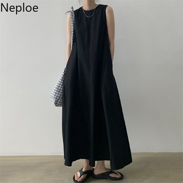 fashion vestidos commuter style ladies all-match round neck big swing dress solid color loose sleeveless dresses women 210422, Black;gray
fashion vestidos commuter style ladies all-match round neck big swing dress solid color loose sleeveless dresses women 210422, Black;gray
