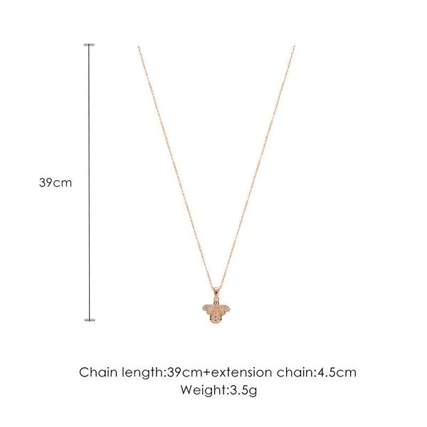 pendant necklaces joker bee necklace female niche clavicle chain temperament simple and generous, Silver
pendant necklaces joker bee necklace female niche clavicle chain temperament simple and generous, Silver