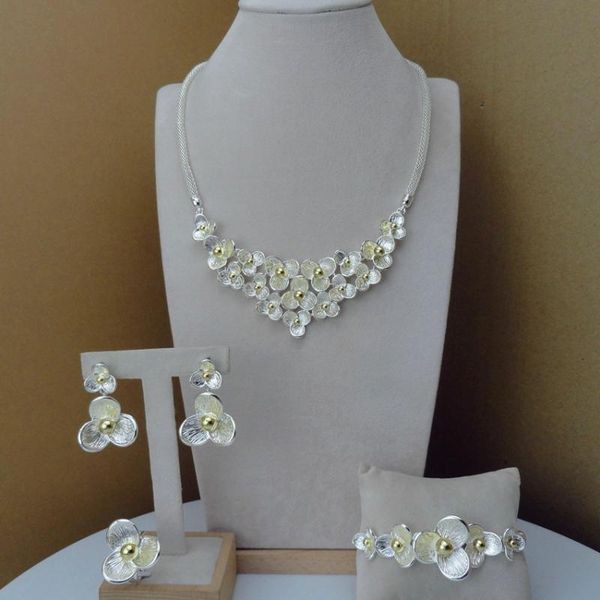 earrings & necklace yuminglai fashion luxury dubai superior quality ladies beads jewelry sets fhk8016, Silver
earrings & necklace yuminglai fashion luxury dubai superior quality ladies beads jewelry sets fhk8016, Silver