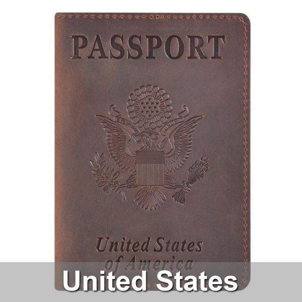 card holders genuine leather passport cover for united states of america solid holder business case travel wallet, Brown;gray
card holders genuine leather passport cover for united states of america solid holder business case travel wallet, Brown;gray