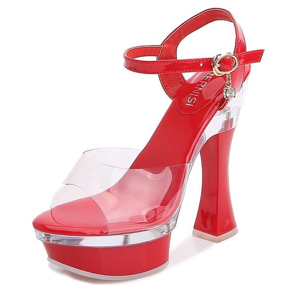 sandals women high heel thick platform car model large size open train nightclub dress walk show shoes, Black
sandals women high heel thick platform car model large size open train nightclub dress walk show shoes, Black