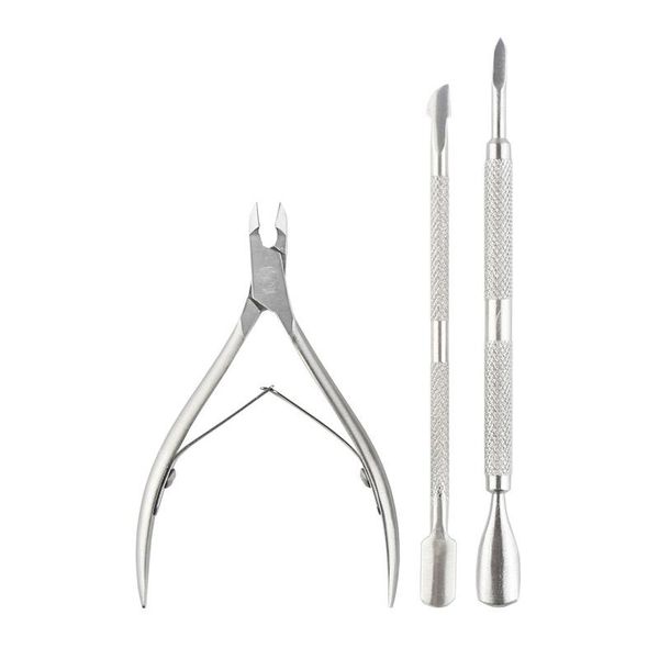 nail art kits stainless steel dead skin scissors multifunctional push three-piece fork
nail art kits stainless steel dead skin scissors multifunctional push three-piece fork