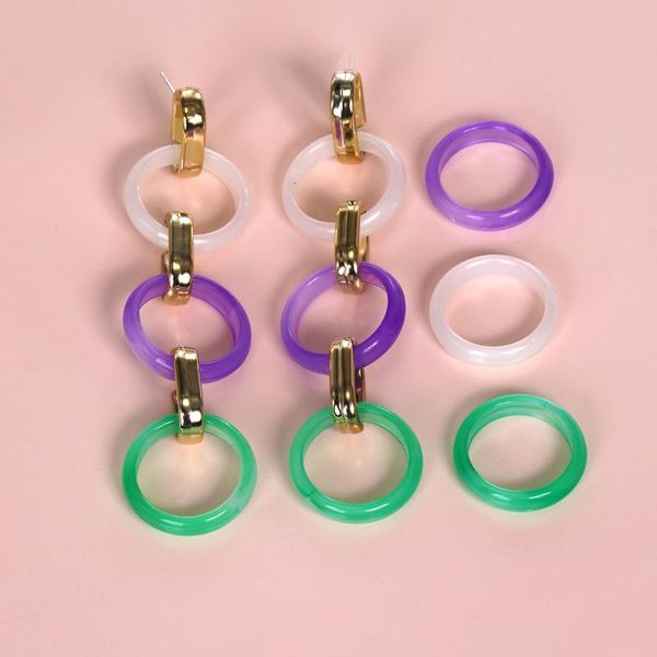 earrings & necklace 2021 simple color acrylic geometric ring earring set resin chain ladies wholesale, Silver
earrings & necklace 2021 simple color acrylic geometric ring earring set resin chain ladies wholesale, Silver