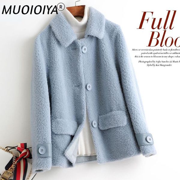 women's fur & faux coats real wool jacket women autumn winter 2022 short sheep shearling coat female casaco feminino gxy749, Black
women's fur & faux coats real wool jacket women autumn winter 2022 short sheep shearling coat female casaco feminino gxy749, Black