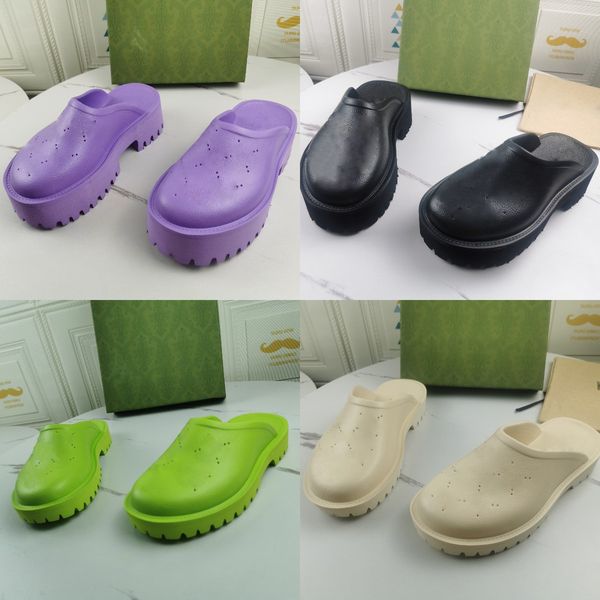 2022 designer perforated slippers men women platform cut-out sandals wedge rubber flats slide transparent materials fashion beach party slip, Black
2022 designer perforated slippers men women platform cut-out sandals wedge rubber flats slide transparent materials fashion beach party slip, Black