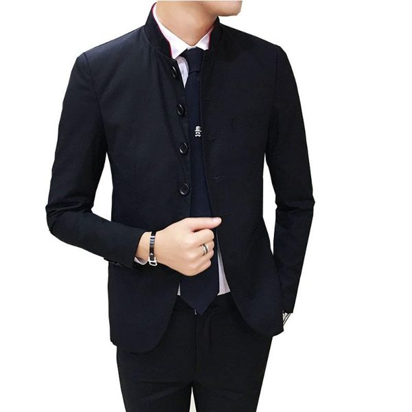 men's suits & blazers nice zhongshan slim fit blazer men young chinese collar suit jacket solid color tradition tunic groom dress tang, White;black
men's suits & blazers nice zhongshan slim fit blazer men young chinese collar suit jacket solid color tradition tunic groom dress tang, White;black