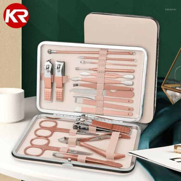 18/7pcs rose gold multi-function nail clippers set pedicure portable travel stainless steel cutter tool1
18/7pcs rose gold multi-function nail clippers set pedicure portable travel stainless steel cutter tool1