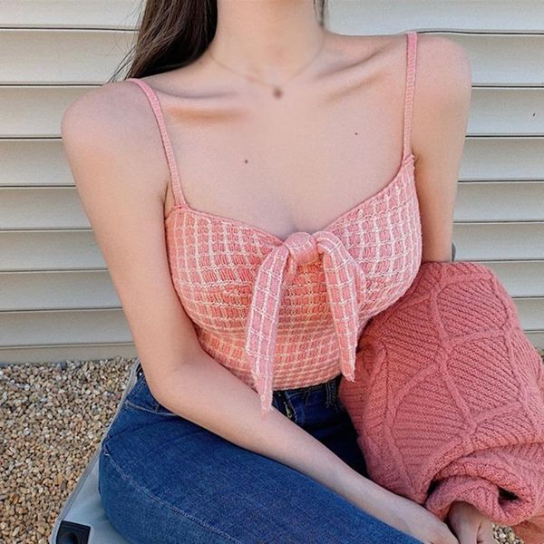 women's tanks & camis summer korean style fashion all-match inside wear casual girly sleeveless short plaid camisole vest, White
women's tanks & camis summer korean style fashion all-match inside wear casual girly sleeveless short plaid camisole vest, White