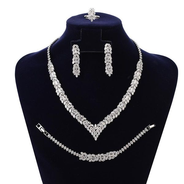 earrings & necklace jewelry set hadiyana gorgeous vintage ladies wedding party engagement ring bracelet bn7940 collane donna, Silver
earrings & necklace jewelry set hadiyana gorgeous vintage ladies wedding party engagement ring bracelet bn7940 collane donna, Silver