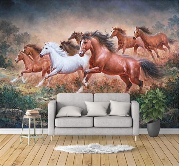 custom wallpaper 3d/5d/8d stereo waterproof wall covering hand-painted grassland eight horses oil painting tv background wallpapers
custom wallpaper 3d/5d/8d stereo waterproof wall covering hand-painted grassland eight horses oil painting tv background wallpapers