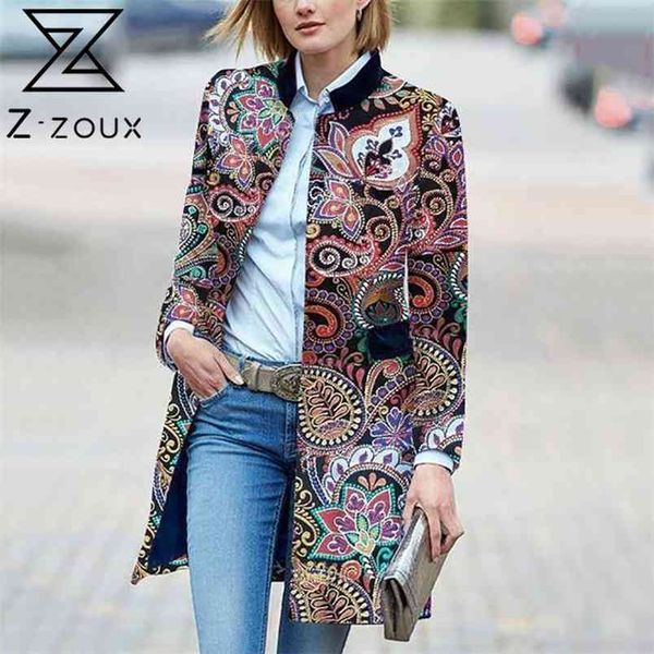 women coat fashion printed jacket long sleeve loose overcoat all match plus size ladies jackets autumn 210513, Black;brown
women coat fashion printed jacket long sleeve loose overcoat all match plus size ladies jackets autumn 210513, Black;brown