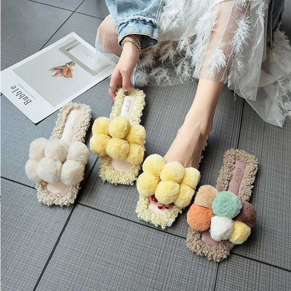 autumn winter indoor non-slip wear-resistant sandals outdoor beach shoes ladies fashion furry slippers one-word, Black
autumn winter indoor non-slip wear-resistant sandals outdoor beach shoes ladies fashion furry slippers one-word, Black