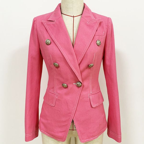women's jackets 2021 spring lean fashions pink blazer double-breasted blazers denim jacket c258, Black;brown
women's jackets 2021 spring lean fashions pink blazer double-breasted blazers denim jacket c258, Black;brown