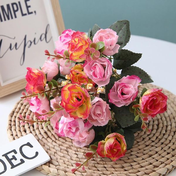 bouquet 21 heads artificial peony rose flowers silk fake flower for diy home garden wedding decoration decorative & wreaths
bouquet 21 heads artificial peony rose flowers silk fake flower for diy home garden wedding decoration decorative & wreaths