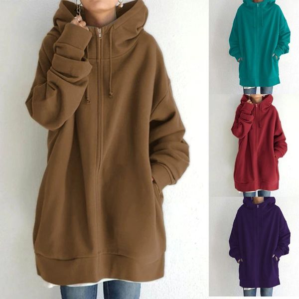 women's wool & blends oversized hooded sweatshirt autumn and winter fashion women hoodie coat korean soild jacket plus size outwear 202, Black
women's wool & blends oversized hooded sweatshirt autumn and winter fashion women hoodie coat korean soild jacket plus size outwear 202, Black