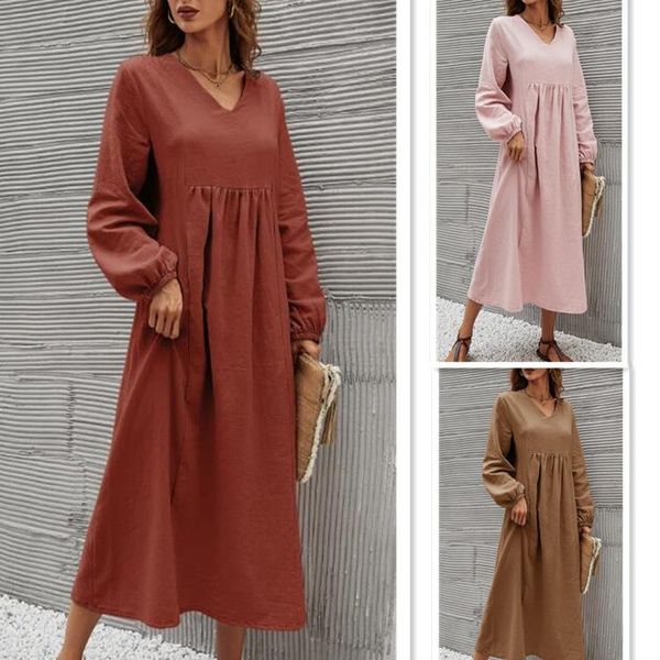 casual dresses european and american women's 2021 spring autumn fashion cotton loose lantern sleeve mini dress women, Black;gray
casual dresses european and american women's 2021 spring autumn fashion cotton loose lantern sleeve mini dress women, Black;gray