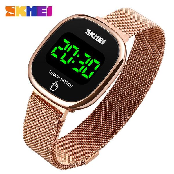 wristwatches skmei simple led watches for men women waterproof date digital wristwatch squart dial creative magnetic buckle montre homme 158, Slivery;brown
wristwatches skmei simple led watches for men women waterproof date digital wristwatch squart dial creative magnetic buckle montre homme 158, Slivery;brown