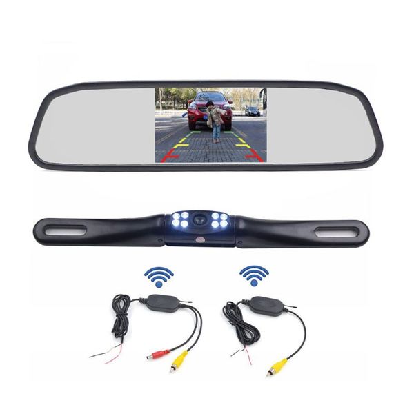 car rear view cameras& parking sensors gianloon 4.3" mirror monitor + wired / wireless night vision camera with 8ir lights reverse
car rear view cameras& parking sensors gianloon 4.3" mirror monitor + wired / wireless night vision camera with 8ir lights reverse