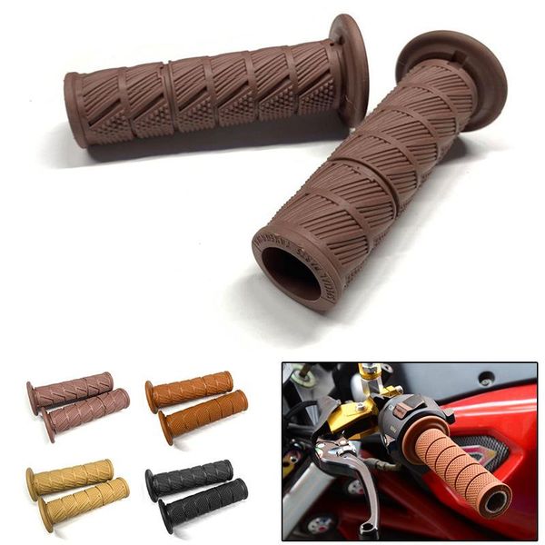 retro brown motorcycle cross grips left right rubber parts handle grip rbike handlebar classic vintage moto rcycle handlebars
retro brown motorcycle cross grips left right rubber parts handle grip rbike handlebar classic vintage moto rcycle handlebars